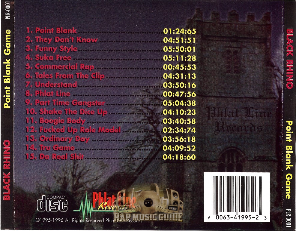 Black Rhino - Point Blank Game OG G-Rap